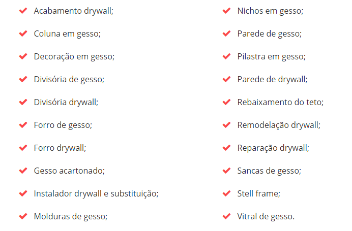 Gesseiro no Brooklin Novo